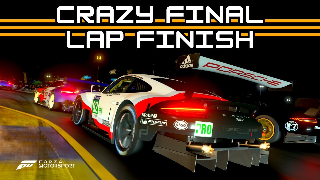 A crazy good final lap overtake 🥉 | Michelin Raceway | Porsche RSR | Forza Motorsport