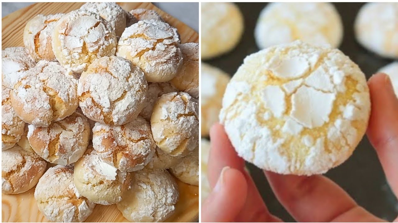 Vous n'achèterez plus jamais de biscuits! Biscuits moelleux au citron en 5 minutes.