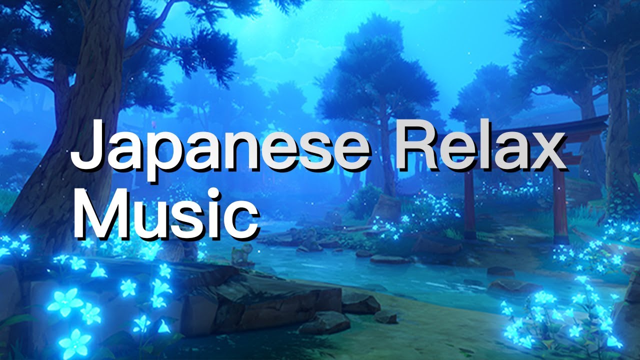 Peaceful Courtyard in Winter - Japanese Relax Music For Soothing, Healing, Meditation