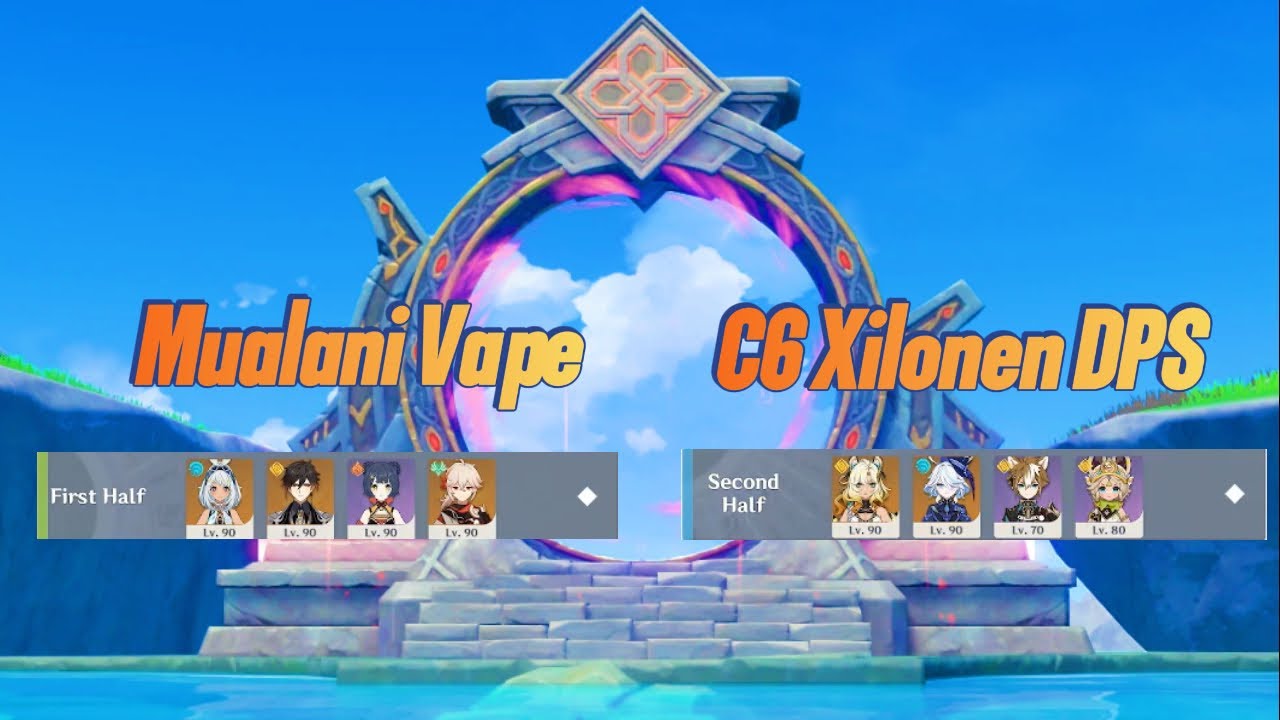Mualani Vape & C6 Xilonen DPS | Spiral Abyss Floor 12  (9 Stars) | Genshin Impact