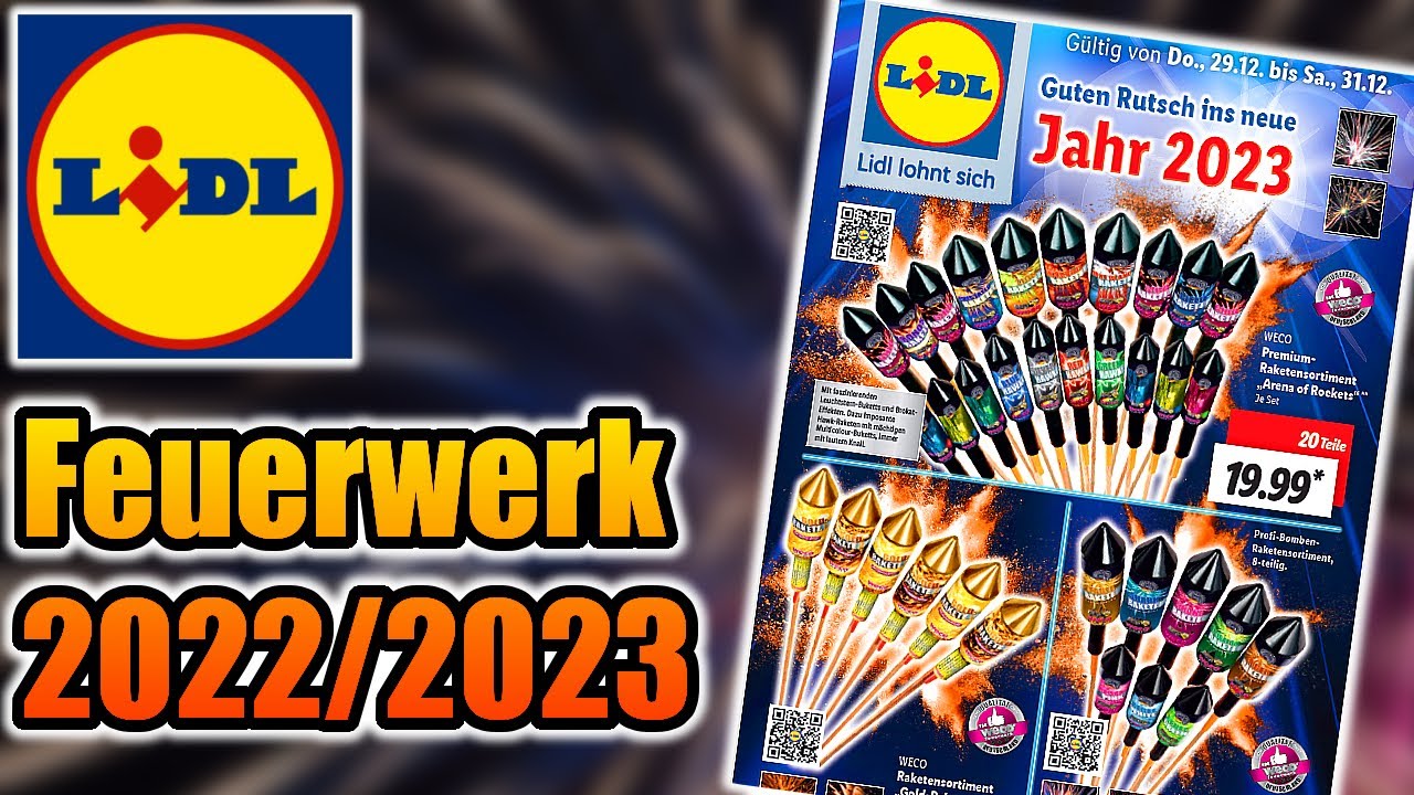 LIDL FEUERWERK PROSPEKT 2022/2023 | Silvester2K