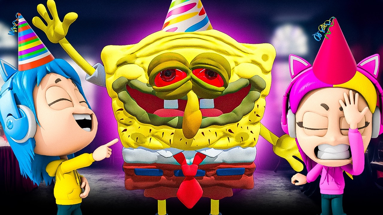 ANIVERS&Aacute;RIO MALUCO DO CAL&Ccedil;A QUADRADA 🧽  Roblox Freakybob's Crazy Party&nbsp;(&nbsp;Alec&nbsp;GO!&nbsp;)