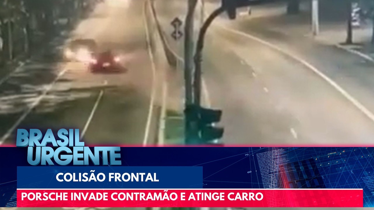 Motorista de Porsche b&ecirc;bado invade contram&atilde;o e deixa 4 feridos em SP | Brasil Urgente