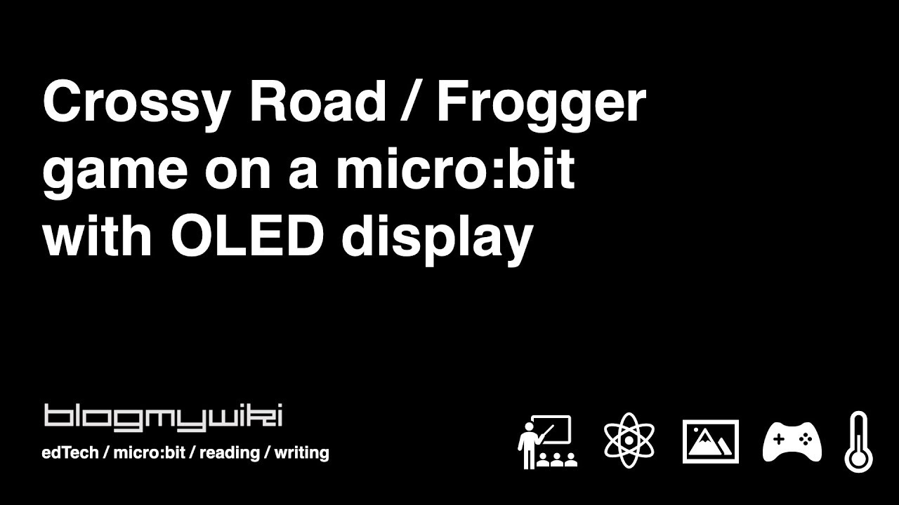 micro:bit OLED display game