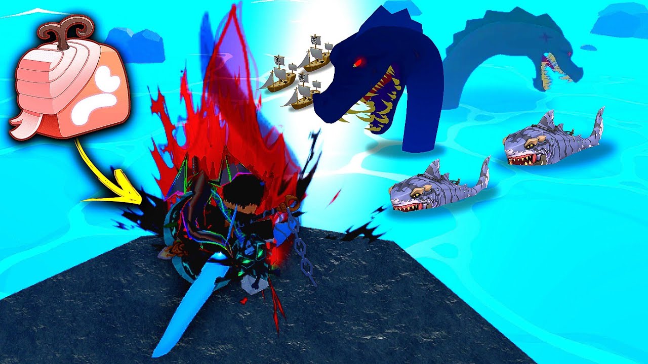Pain REWORK é BOA Contra Monstros do Mar no Blox Fruits? (me surpreendi)
