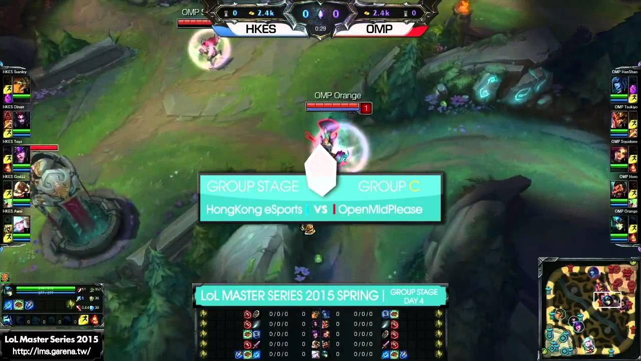 HongKong eSports vs OpenMidPlease LMS Spring 2015   HKES vs OMP