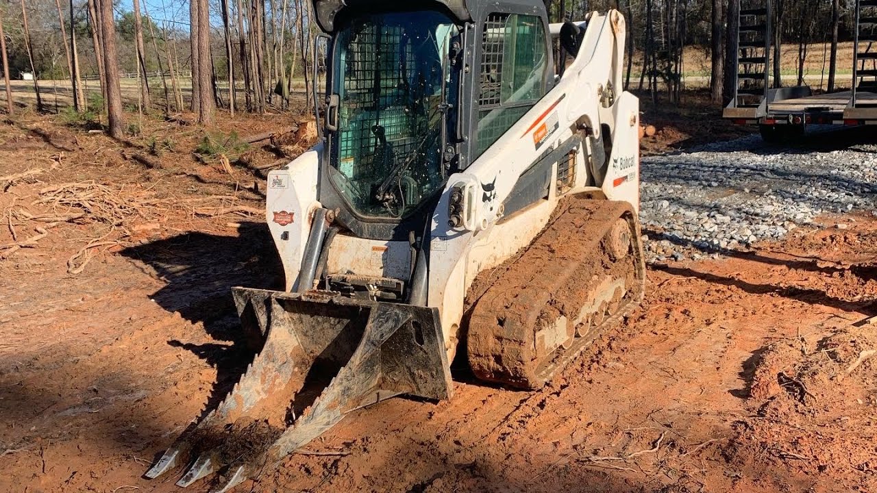 Using a stump bucket