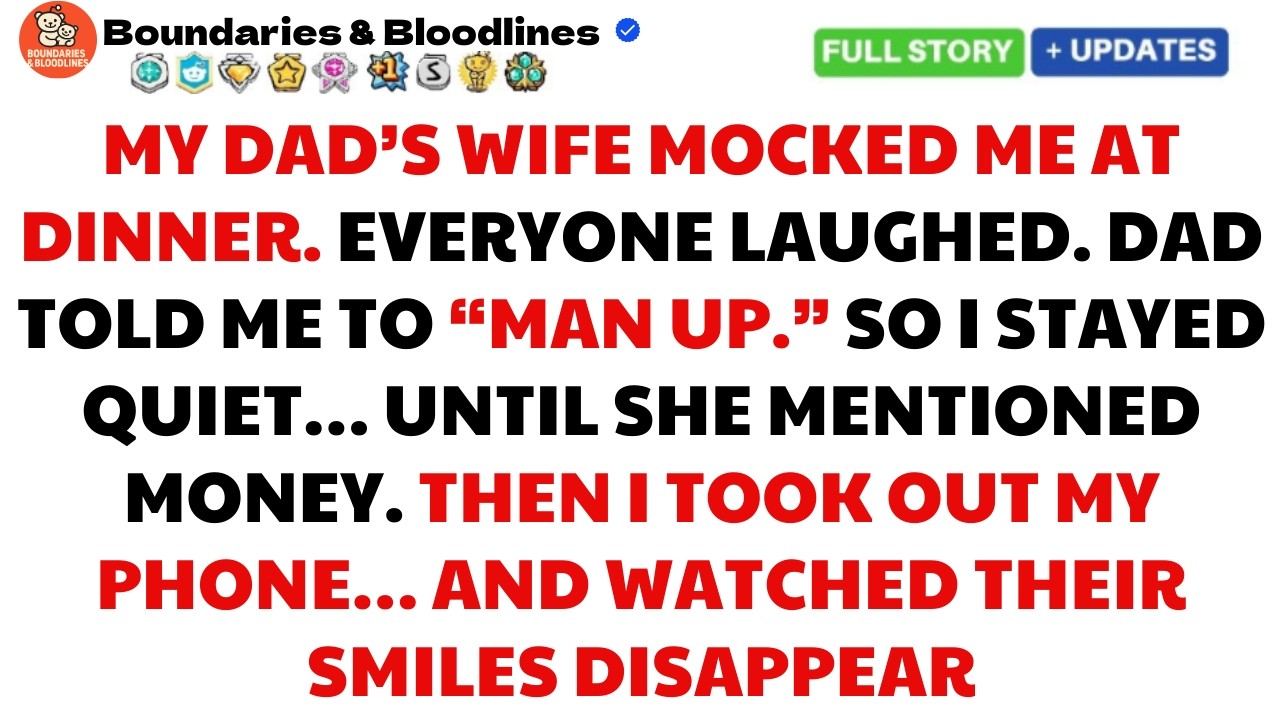 My Stepmother Called Me A Failure At Dinner — They All Smirked… Until I Spoke One Line