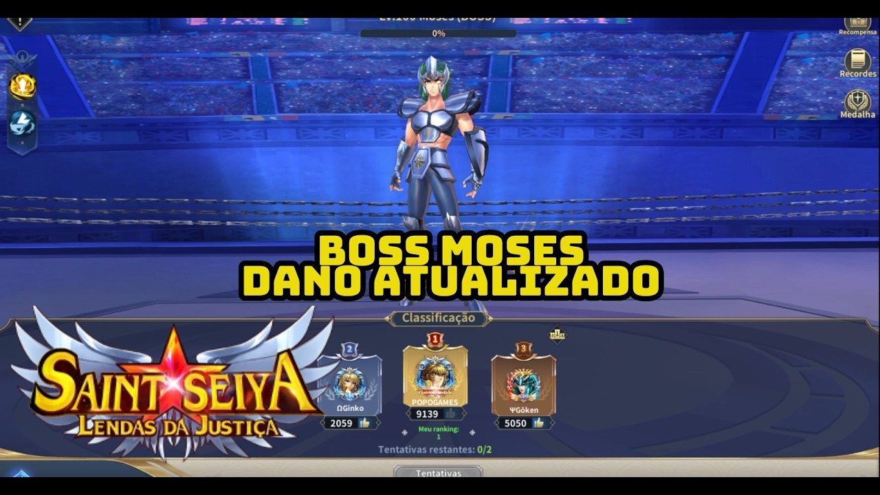 BOSS MOSES  ( Nova Formação) - SAINT SEIYA LENDAS DA JUSTIÇA