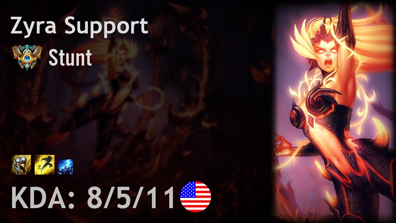 Zyra Support vs Miss Fortune - Stunt - NA Challenger Patch 7.10