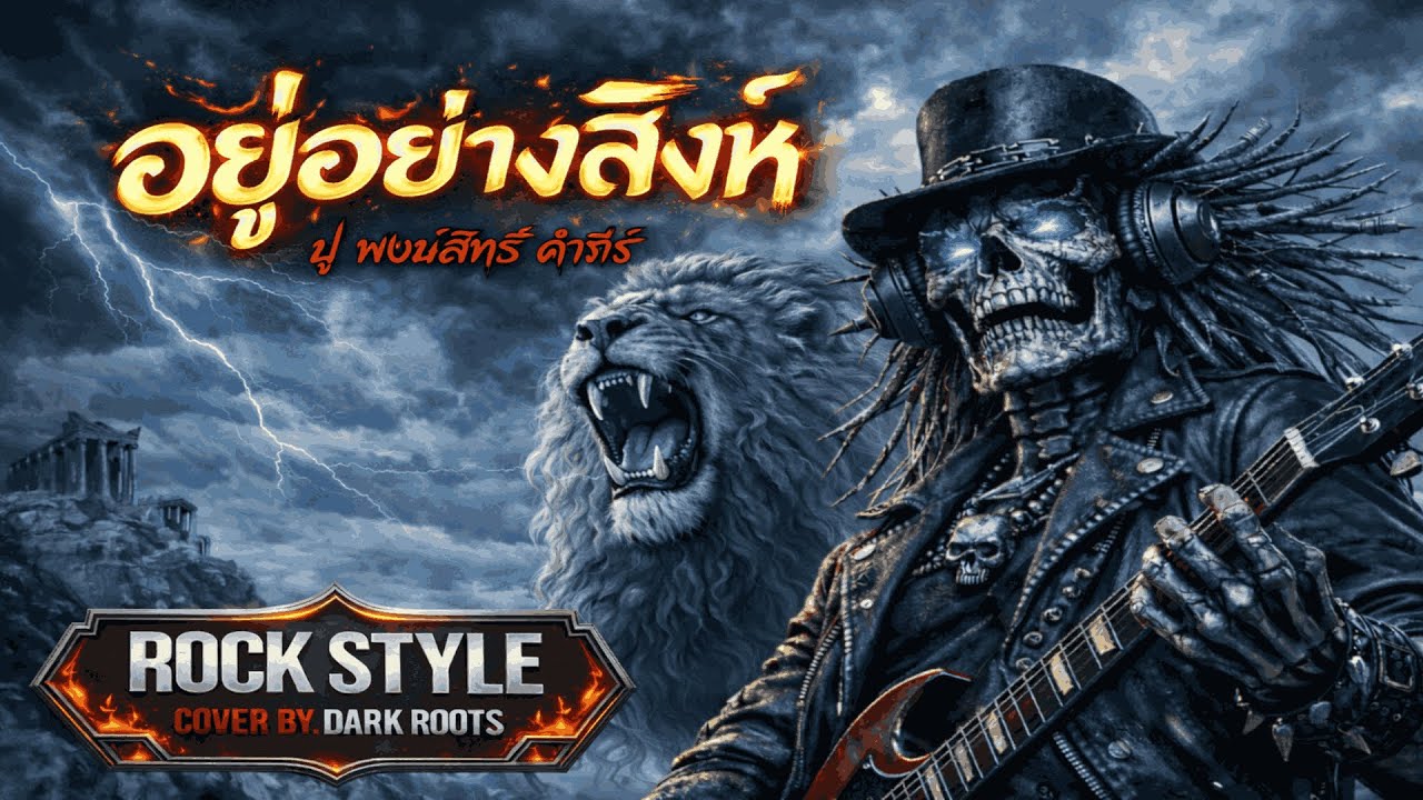 อยู่อย่างสิงห์ - ปู พงษ์สิทธิ์ คำภีร์ | Cover by DARK ROOTS [Dark Rock Version]