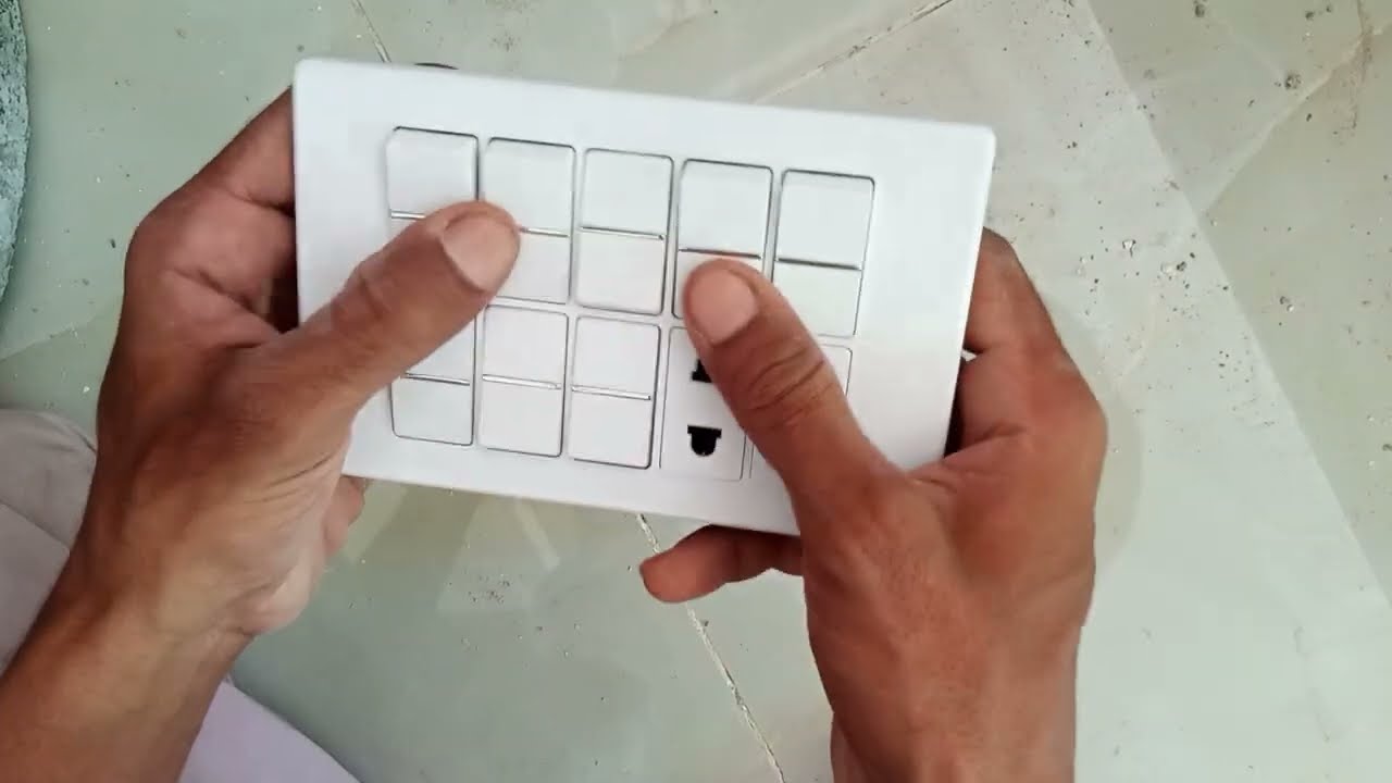 2 sockets and 8 switches China electric switch board wiring connections|electric works