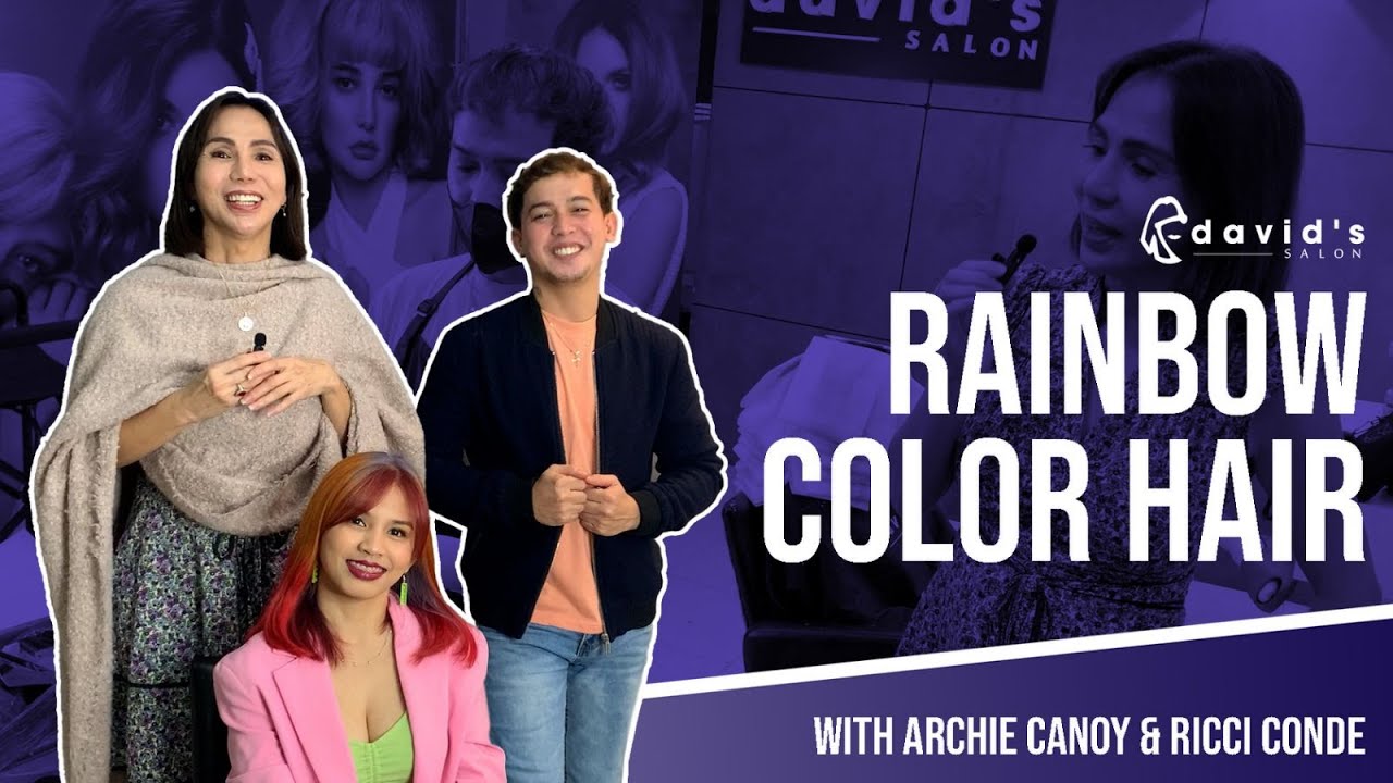 RAINBOW HAIR COLOR IDEA | David's Salon