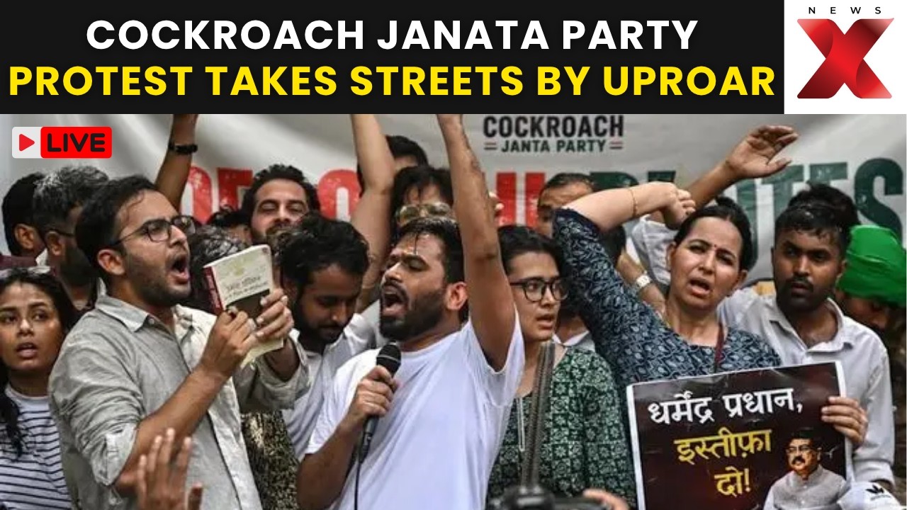 Cockroach Janata Party Protest LIVE: What Happened During The Unusual Demonstration? | NewsX