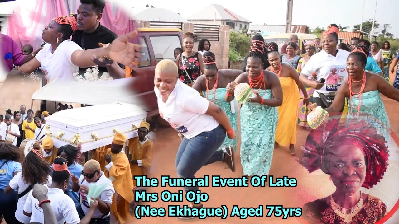 EDO: The Funeral Event Of Late Mrs Oni Ojo Aged 75 Years Took Place In Benin City, Edo State Nigeria
