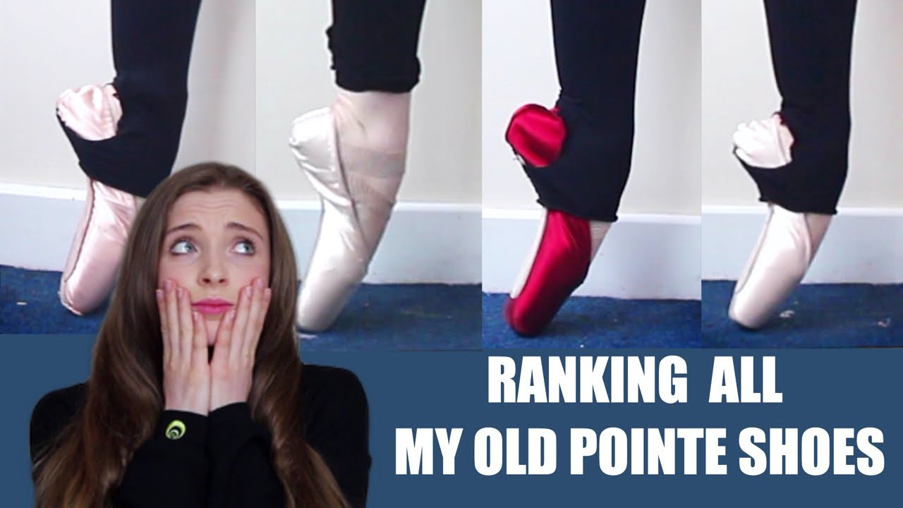 Trying on all of my old pointe shoes *traumatic*