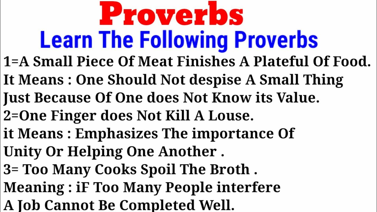 Ku Baro English SOMALI Si Fudud |Proverbs ! MAAHMAAHYO | LEARN THe Following Proverbs |mr shawa