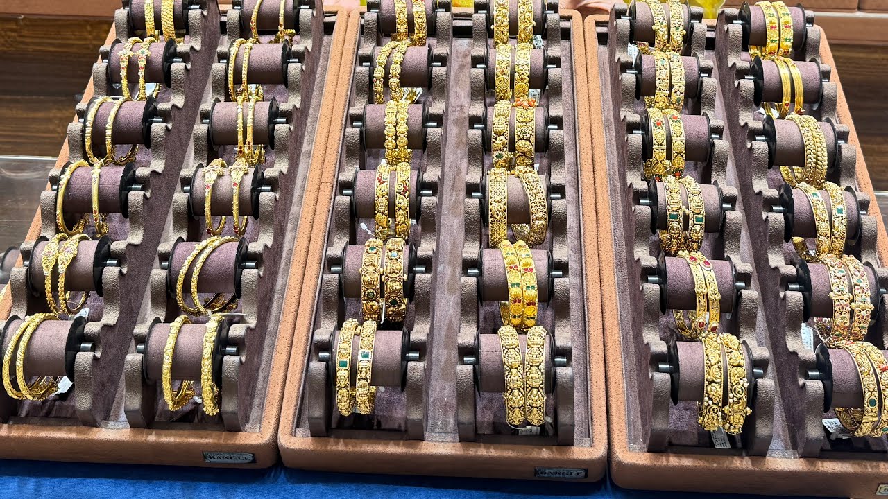 Starting from 10grams each bangle/Latest bangles collection/Kada bangles/Gold bangles with weight