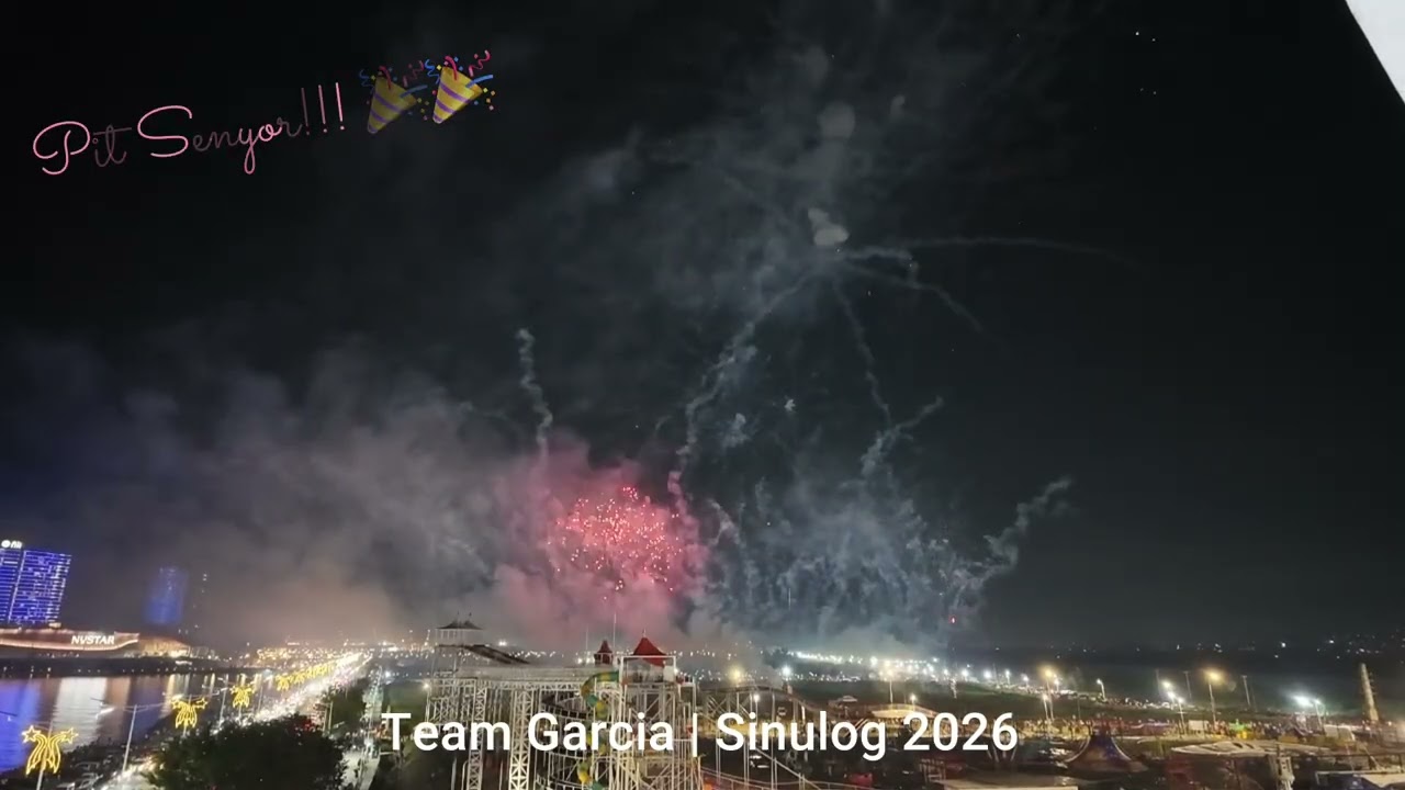 Sinulog 2026 fireworks