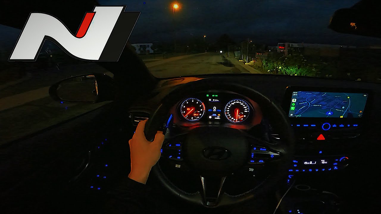 POV Night Drive in my Hyundai I30N