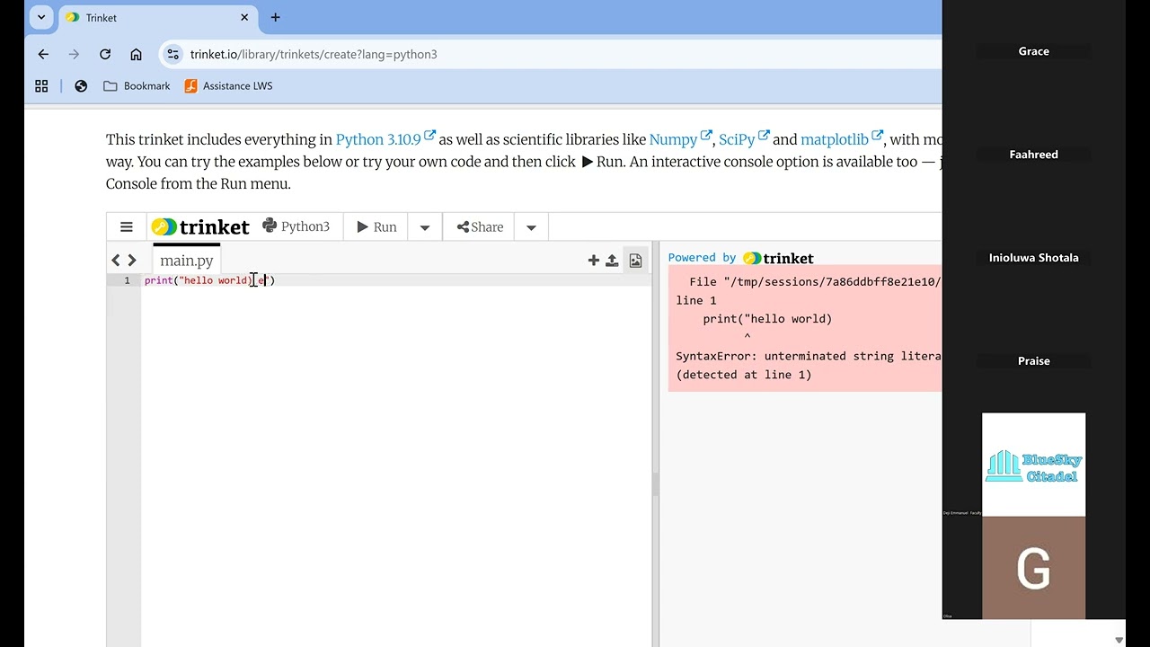 Python GCSE Introduction Part 3