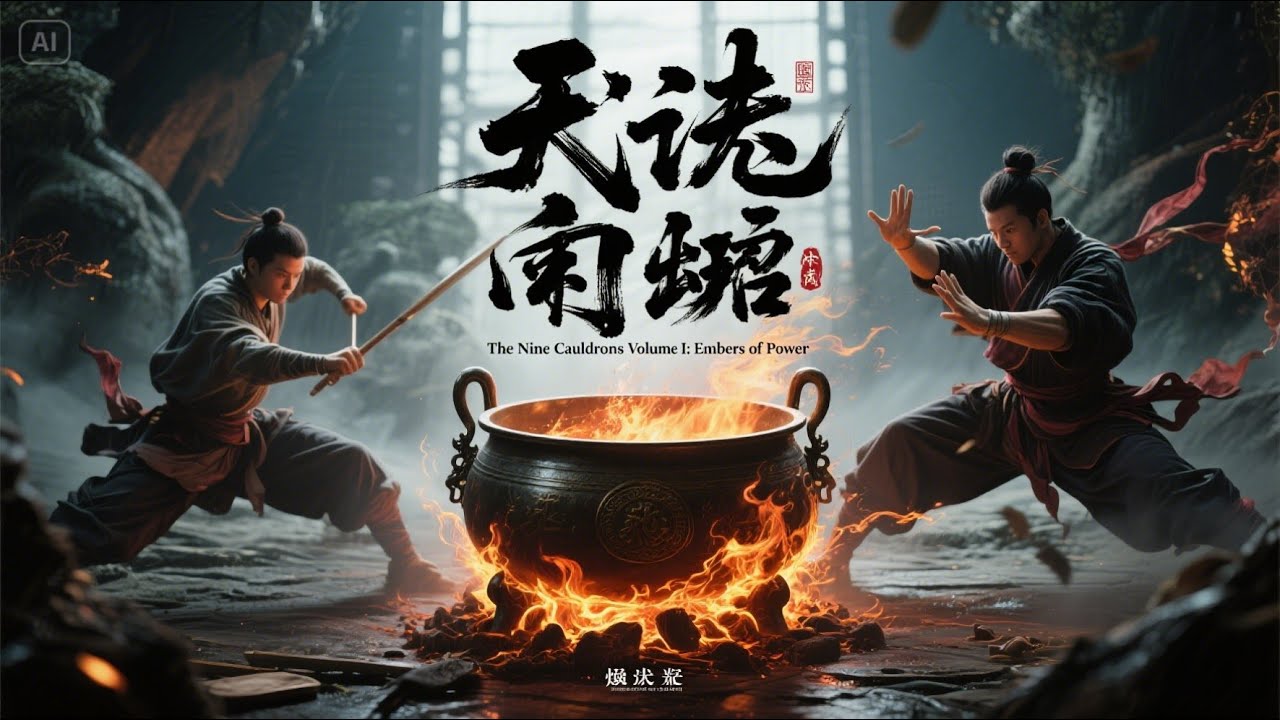The Nine Cauldrons-Volume I:Embers of Power.An outcast awakens ancient power hidden in martial ruins