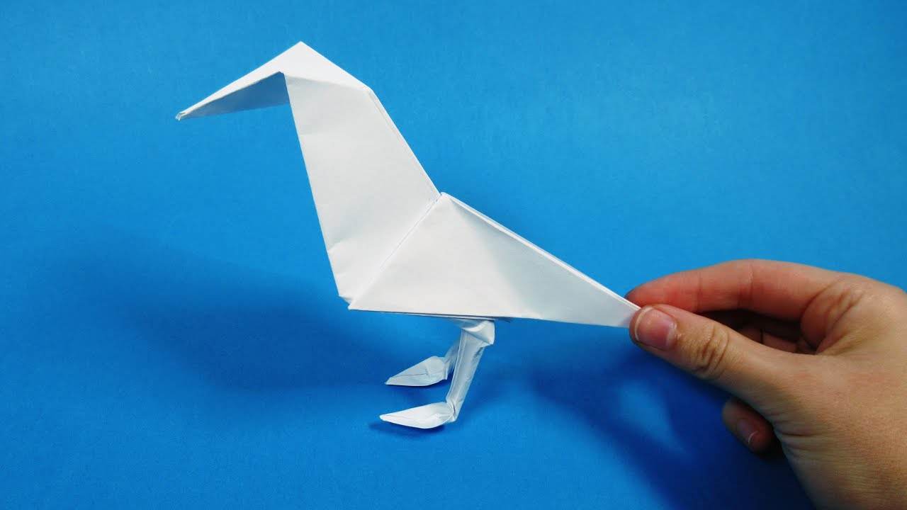 Origami Crow Step by Step Instructions  DIY Paper Crow