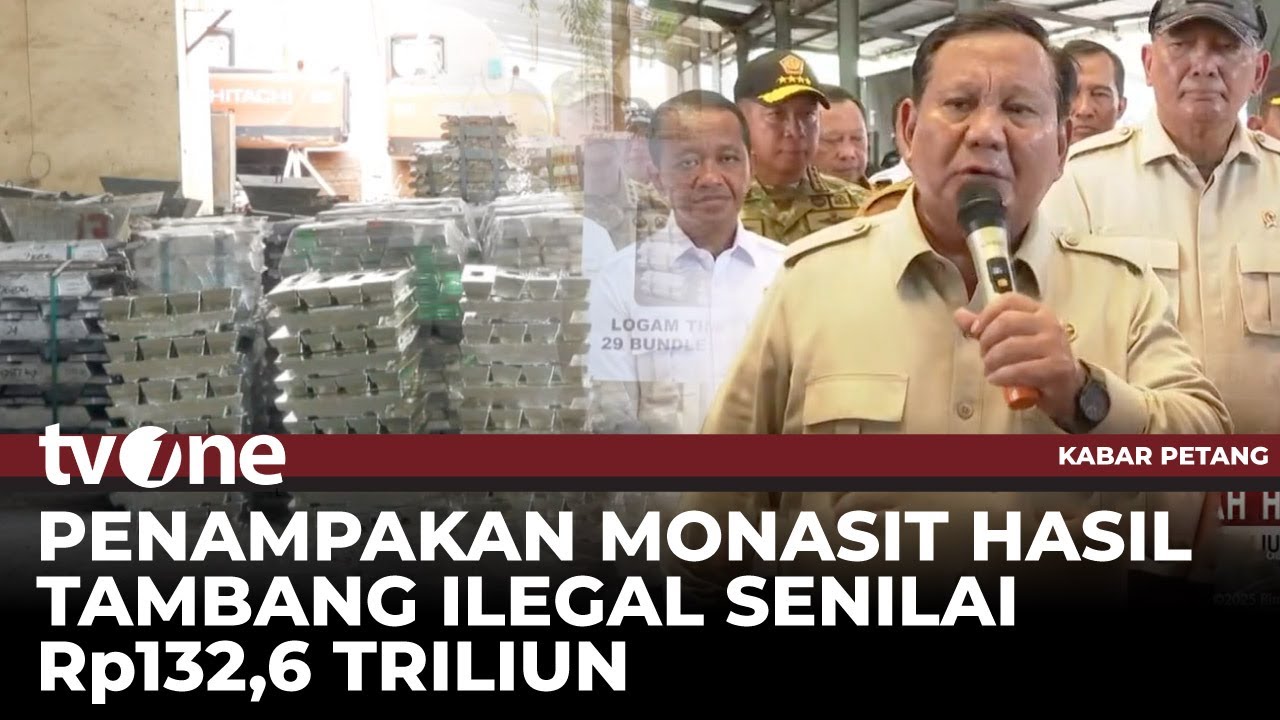 Presiden Prabowo Saksikan Penyerahan Aset Barang Rampasan Negara dari Tambang Ilegal | tvOne