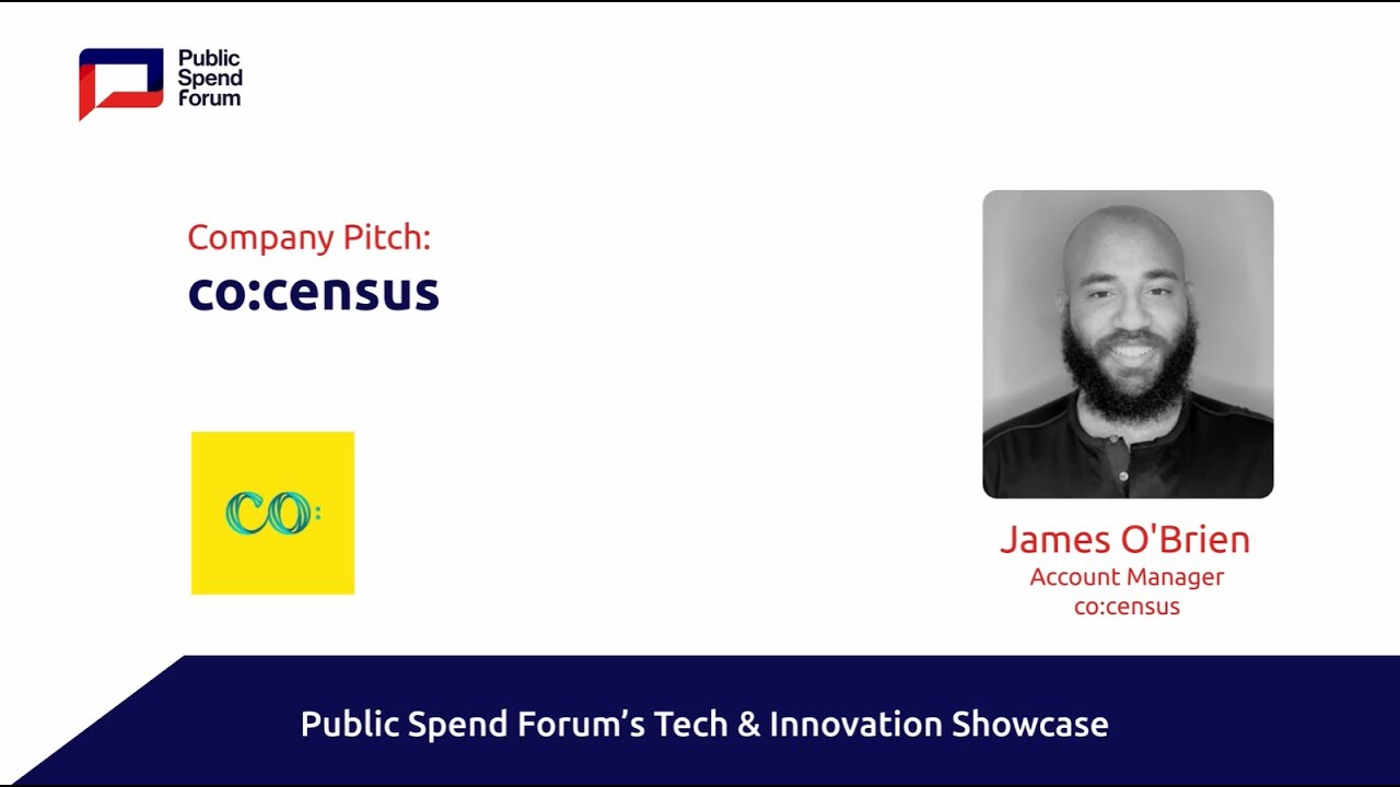 co:census: Pitch at GovShop's Tech & Innovation Showcase