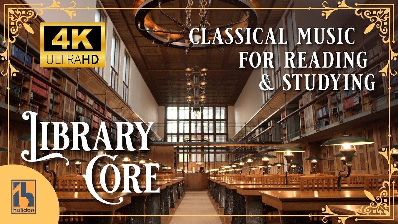 Librarycore Classical Music | Reading and Studying with Videos of Gorgeous Libraries and Books