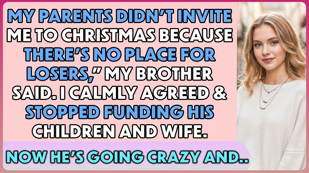 My Parents Didn’t Invite Me to Christmas Because “No Place For Losers” My Brother Said. I Calmly..