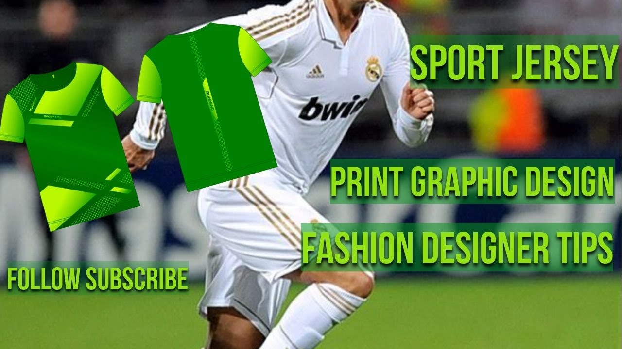 Sport T-shirt Jersey Print Design Graphic Design CorelDraw Tutorial Fashion Designer Tips