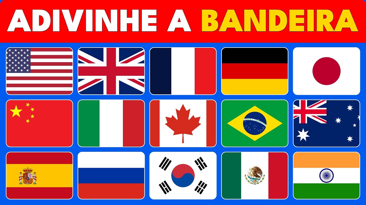 Desafio das Bandeiras: Adivinhe 32 Países em Nosso Quiz