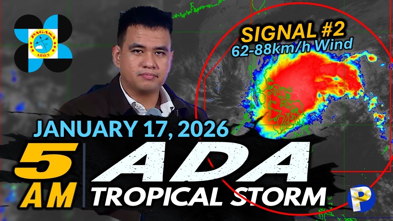 Signal No. 2 Itinaas Dahil kay Bagyong ADA Habang Kasulukuyang Binabaybay ang Sorsogon