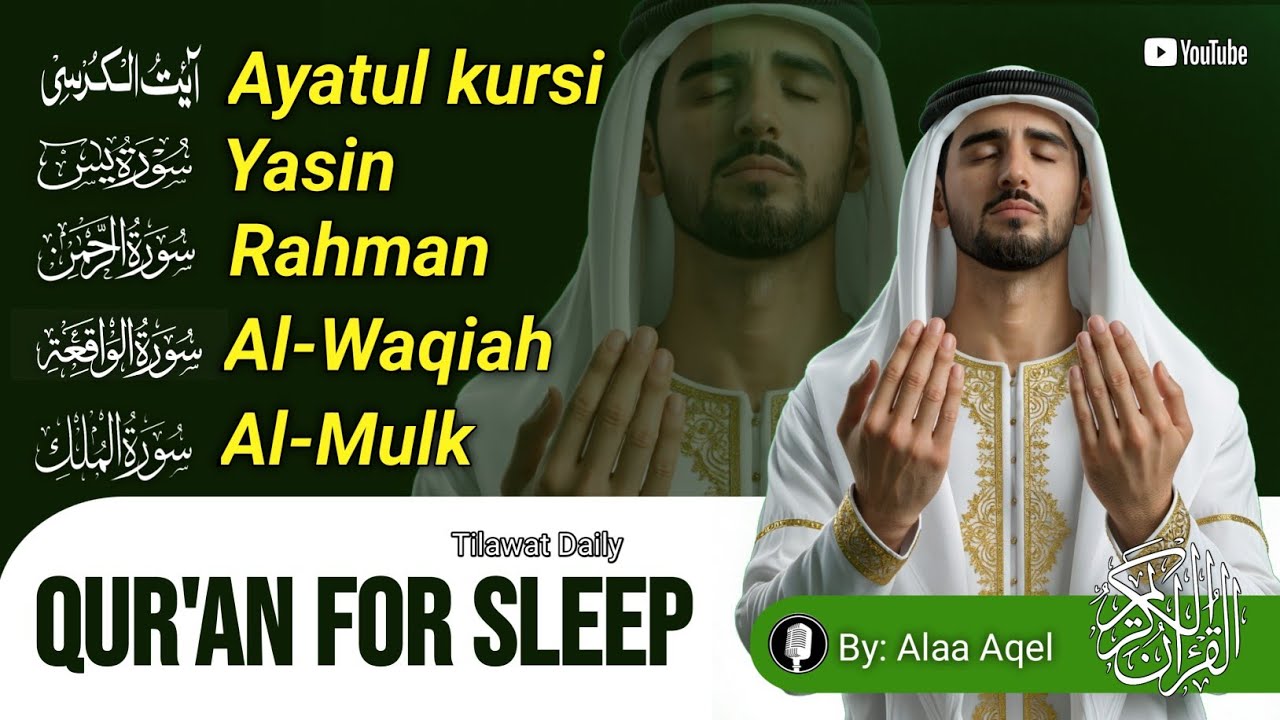 Relaxing Quran Recitation For Deep Sleep And Your All Problems Solve | Relaxing - By Alaa Aqel