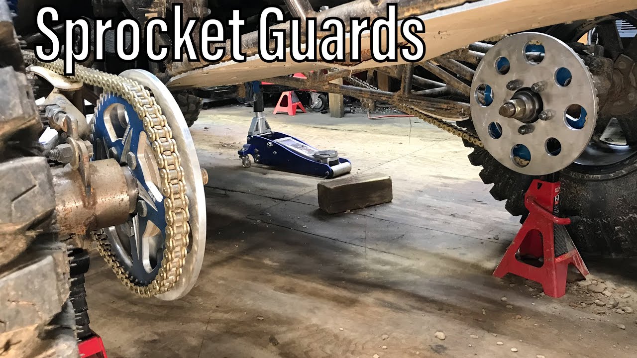 Installing Sprocket Guards on this Mini trophy Truck Project