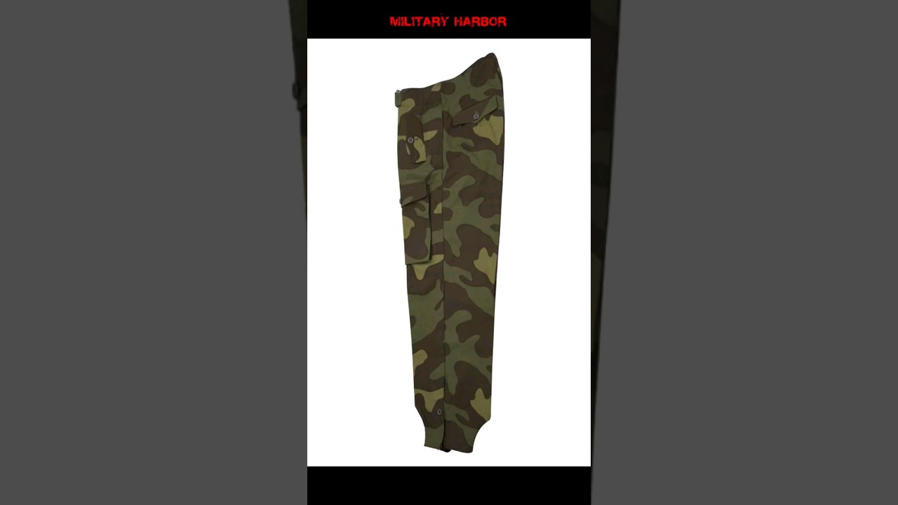 WWII German Heer Italian camo panzer trousers