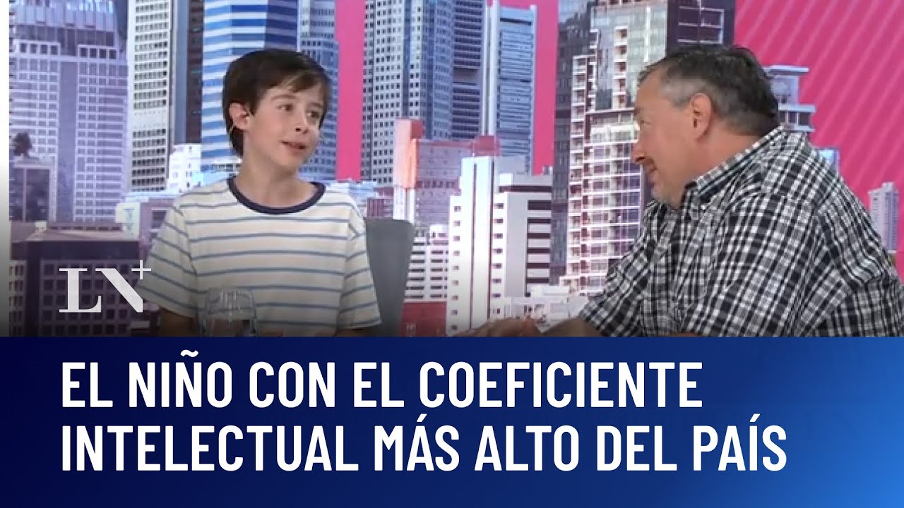 Genio a los 9 a&ntilde;os: es fan de los autos y tiene el coeficiente m&aacute;s alto del pa&iacute;s