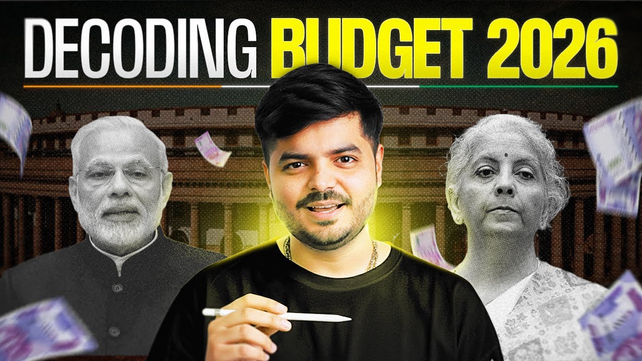 Union Budget 2026 - Simplest Explanation In Hindi | The Valuation School