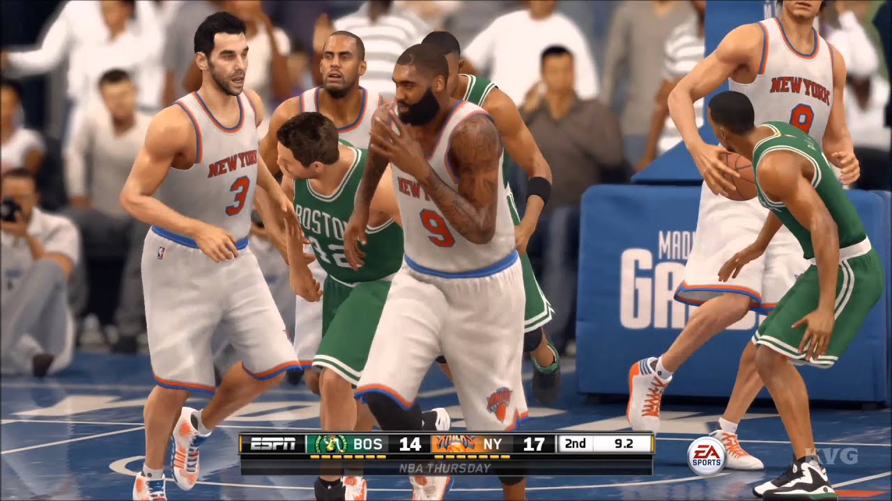 NBA Live 16 - Boston Celtics vs New York Knicks Gameplay (XboxONE HD) [1080p60FPS]