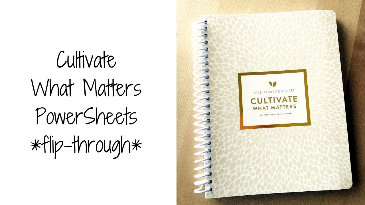 PowerSheets - Cultivate What Matters | Flip-through