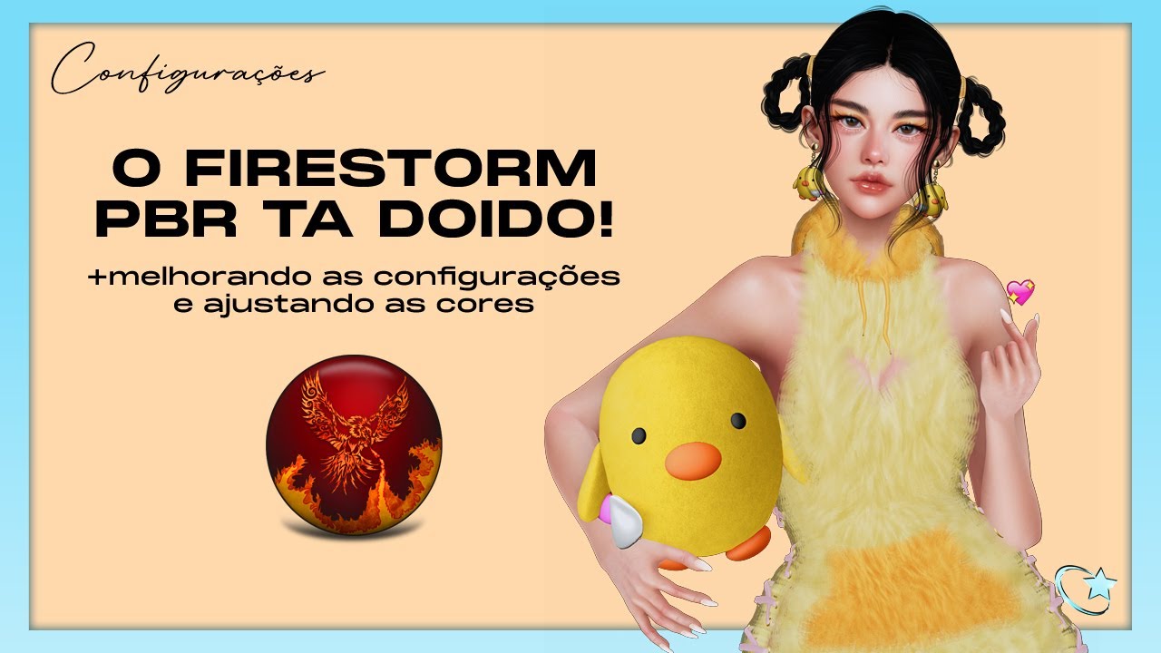 HELP! Melhorando as configurações e ajustando as cores do Firestorm PBR / Second Life