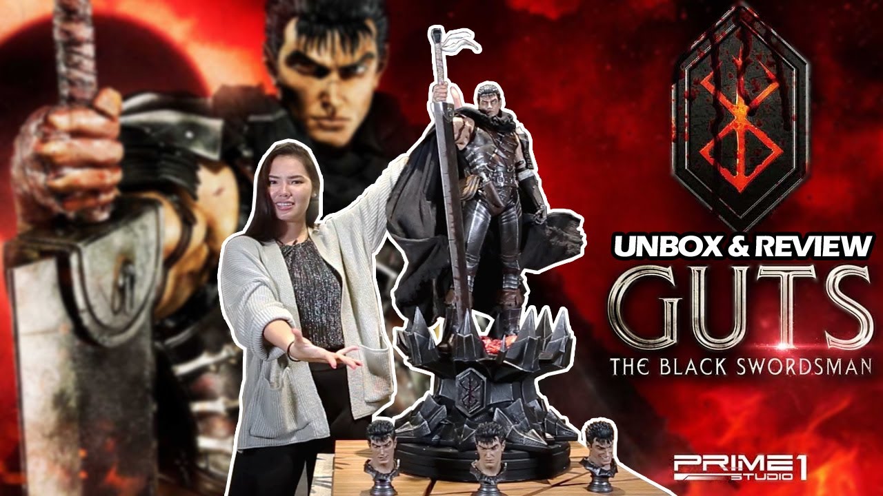 THE BLACK SWORDSMAN | STATUE UNBOXING & REVIEW BERSERK GUTS BY PRIME1 STUDIO