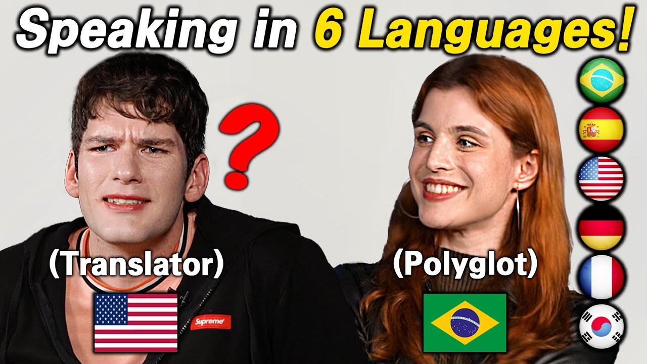 American Translator Was Shocked By Brazilian Polyglot Speaking 6 Languages!!