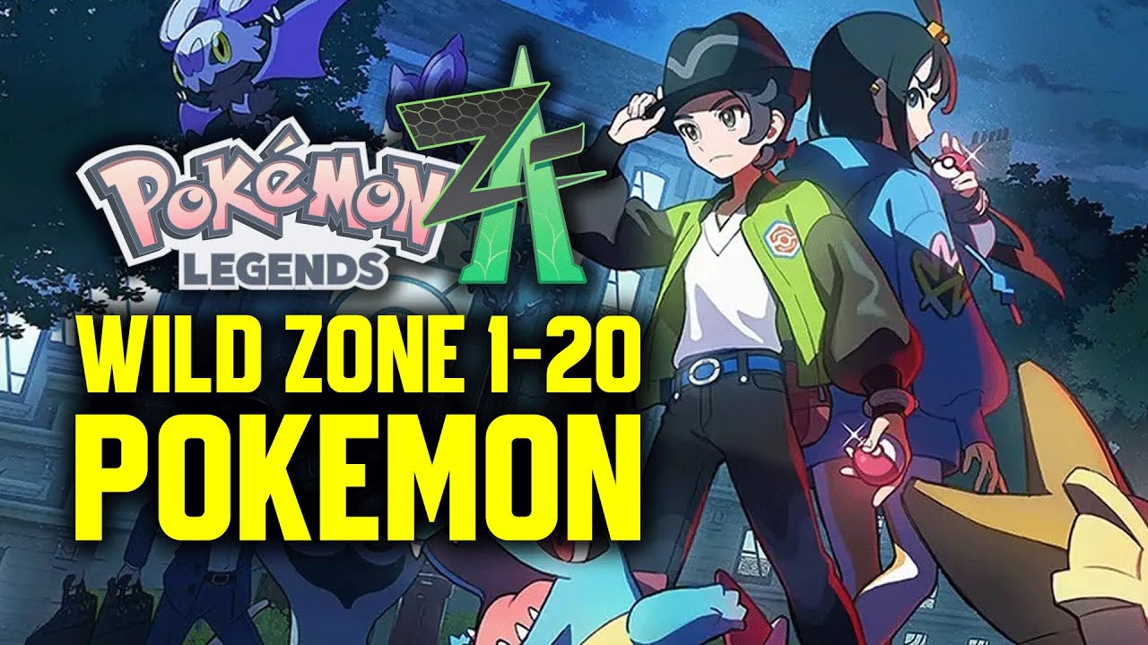 Pokemon Legends ZA - All 1-20 Wild Zone Pokemon Locations