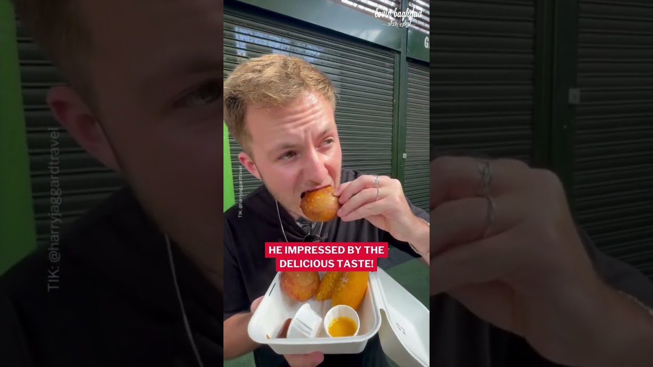 British tries Iraqi food for the first time