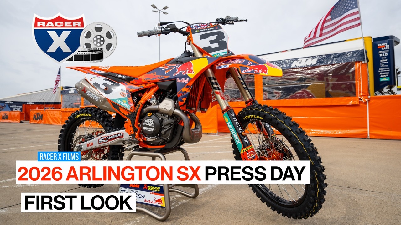 2026 Arlington Supercross Press Day Feat. Shimoda, Tomac, Hammaker, & More | First Look