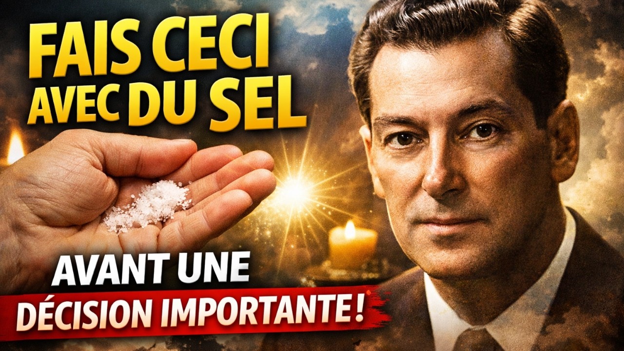 Fais Ceci Avec du Sel Avant Une Décision Importante – Neville Goddard