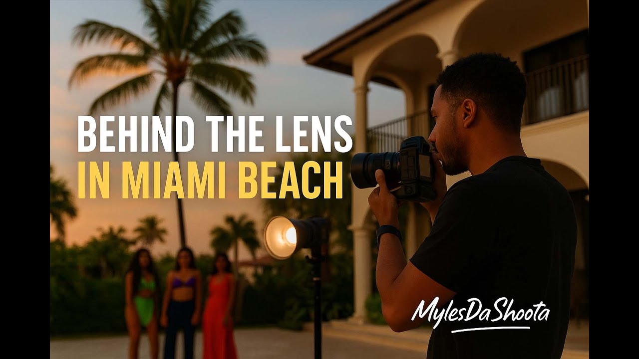 Behind the Scenes: Miami Beach Model Photoshoot with MylesDaShoota