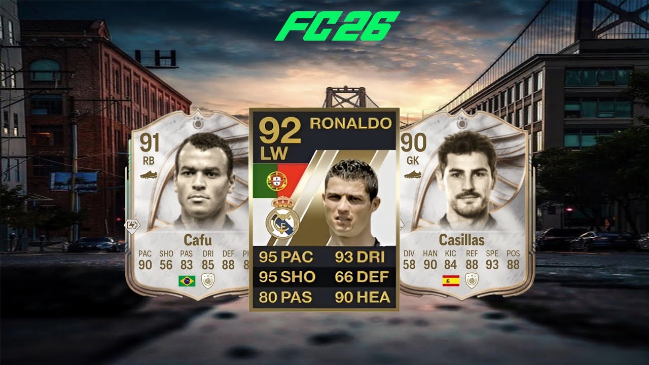 Old Ronaldo card in FC26 draft #fc26 #gaming #youtube #fifa #easportsfc #football #games #Ronaldo
